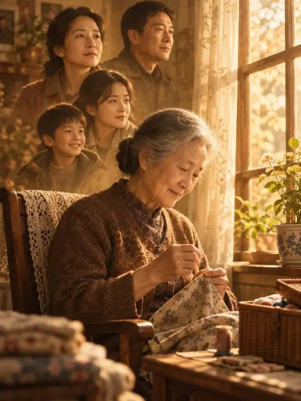 母亲的缝纫机（年代家庭短剧）封面海报