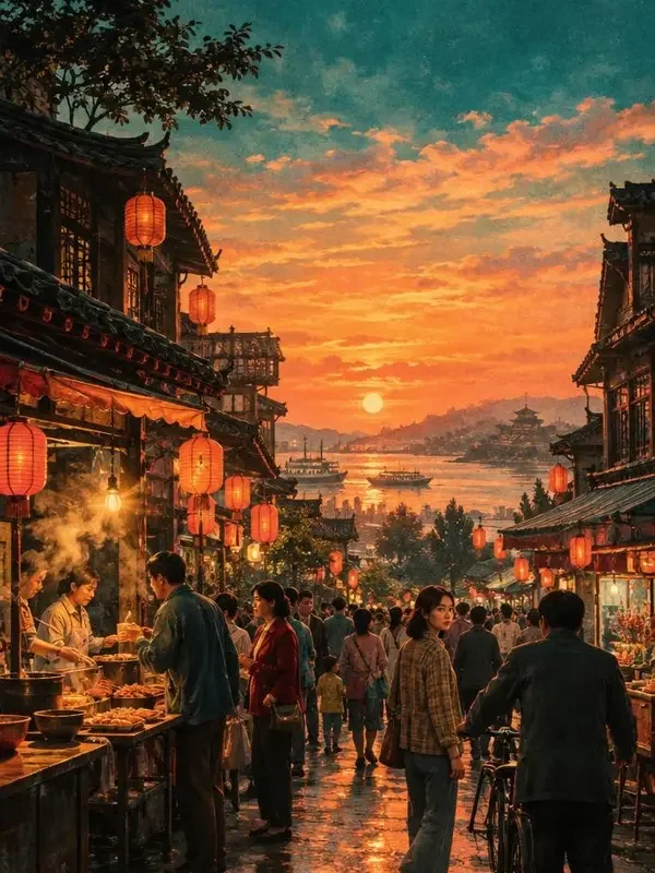 深巷灯笼竖版封面